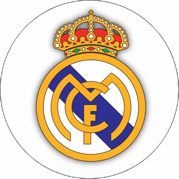 Jedlý papier logo Real Madrid 19,5 cm - Magic - Magic