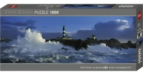 HEYE Panoramatické puzzle Maják Le Créac'h, Bretónsko, Francúzsko