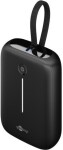 Goobay Powerbank 10 000 mAh ze wbudowanym kablem USB-C