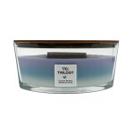 Woodwick Trilogy Calming Retreat 453.6g - sviečka loď / doba horenia: až 40 h (5038581054285)