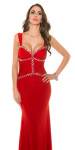 Red-Carpet-Look! Sexy Koucla goddess-evening dress black L