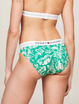 Dámske plavky UW0UW05366 0IE Green with Pattern Tommy Hilfiger