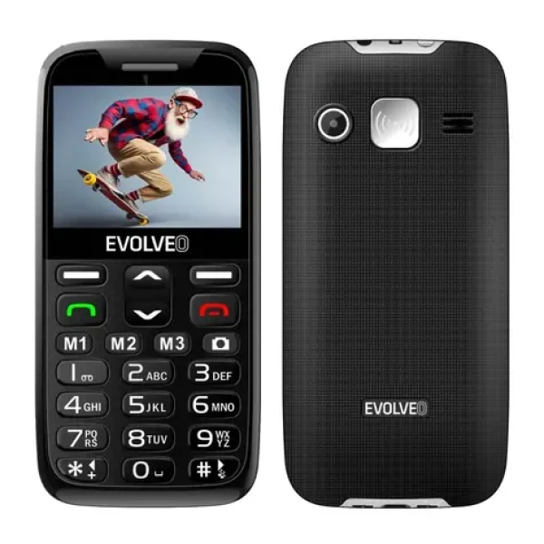 Evolveo EasyPhone XS čierna / 2.2 "/ 0.3MP / SOS / microSDHC (EP-570-XS-BK)