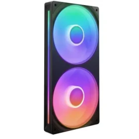 NZXT F240 RGB CORE čierna / 2x 120mm / Fluid Dynamic Bearing / 30 dB @ 2400 RPM / 75.12 CFM / 4-pin PWM + 4-pin rgb (RF-U24HF-B1)