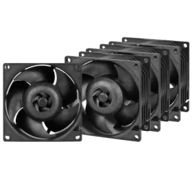 ARCTIC S8038-7K 4ks čierna / 80mm / DBB / 7000RPM / 70 CFM / 4-Pin PWM (ACFAN00292A)