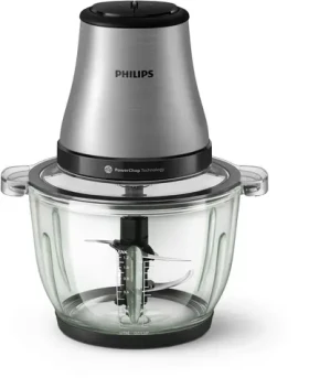 Philips 3000 series HR1503/00 / Sekáčik potravín / 500 W / nerezové nože / plastové telo (HR1503/00)