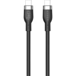 Hyper Nabíjací kábel Silicone 240W USB-C (M) - USB-C (M) 2 m čierna (HY-HJ4002BKGL)