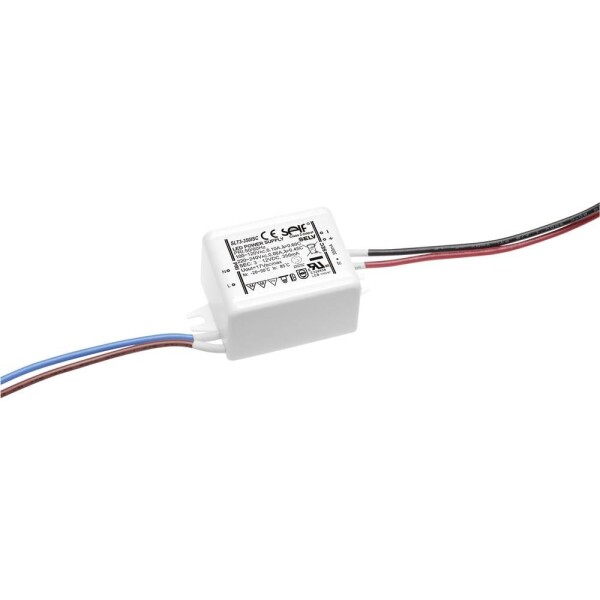 Self Electronics SLT3-350ISC LED driver konštantný prúd 3.2 W 350 mA 2 - 9 V/DC schválenie nábytku, bez možnosti stmievania, ochrana proti prepätiu, prepätia; SLT3-350ISC