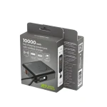 Magnetická powerbanka 10000 mAh čierna / Powerbanka / Power Delivery 20 W / bezdrôtové nabíjanie 15 W / LCD displej (PB10-WPC15-LCD-01)