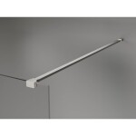 MEXEN/S - Kyoto-X Sprchová zástena WALK-IN 80 x 200, dekor 10 mm, nikel kartáčovaný 800-080-101-97-30-X