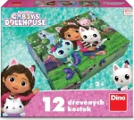 Dino Obrázkové kocky Gábinin kúzelný domček