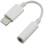 PremiumCord Lightning biela / Redukcia / Jack 3.5 mm female / 10 cm / MFi certifikácia (kipod51)