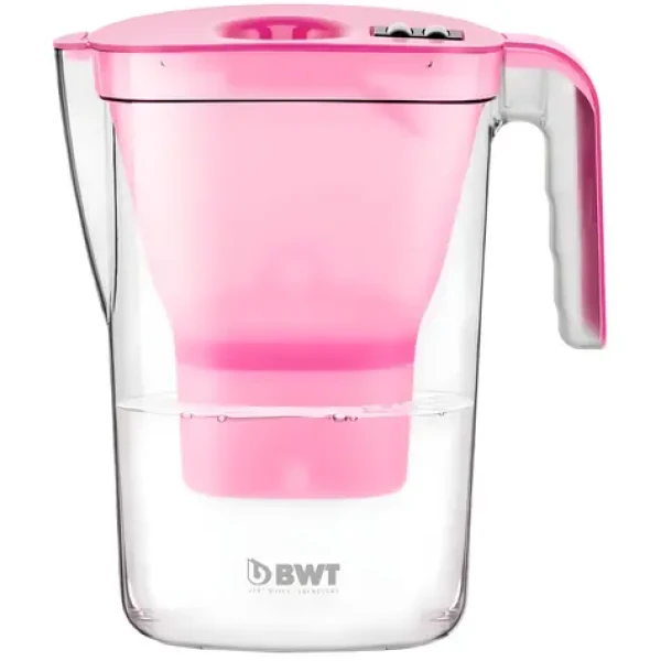 BWT VIDA MEI ružová / Filtračná kanvica / 2,6 l / 1x filter / mechanický ukazovateľ výmeny filtra (100001090336)