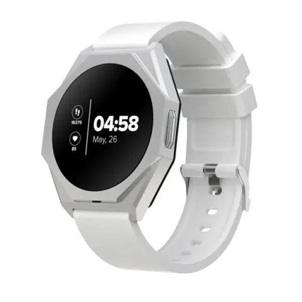 Canyon Otto SW-86 biela / Chytré hodinky / 1.3 "LTPS / snímač tepu / BT 5.1 / IP68 / Android a iOS (CNS-SW86SS)