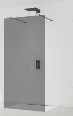 Sprchová zástena Walk-in 110 cm SAT vo farbe profilu Gun metal SATBWI110KSZAVGM SATBWI110KSZAVGM