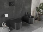 MEXEN/S - Sofia Závesná WC misa vrátane sedátka s slow-slim, z duroplastu, čierna matná 30540185