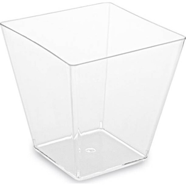 Fingerfood pohár na panna cotta PS hranatý číry 72x72x72mm 230ml - 20 ks - Wimex - Wimex