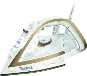 TEFAL FV8042 Puregliss biela, bronzová / Naparovacia žehlička / 3000 W / 50 g/min / AirGlide (FV8042)