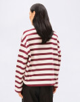 Armedangels Iconic Å Frankaa Bold Sweatshirt 3682 undyed-velvet red XS