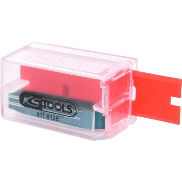 Náhradné plastové škrabky, balenie 10 ks KS Tools 911.8128; 911.8128