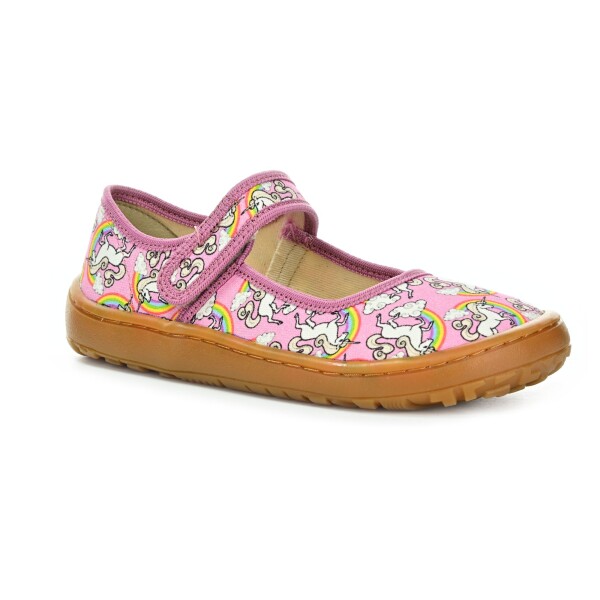 Froddo Canvas Balletty G1700447-3 White/Pink barefoot balerínky 32 EUR