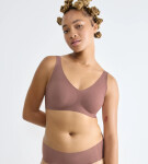 SLOGGI ZERO FEEL - Neviditeľná druhá koža bralette Sloggi CACAO S
