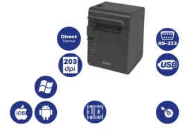 EPSON TM-L90 / Tlačiareň štítkov / Termo / 203dpi / USB / RS-232 / čierna (C31C412412)