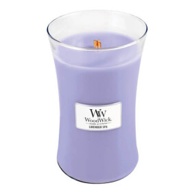 WoodWick Lavender Spa 609.5g - váza veľká / doba horenia: až 120 h (93492E)