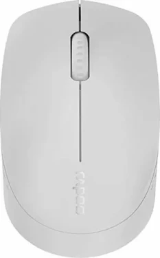 Rapoo M100 Silent Multi-Mode svetlo-šedá / bezdrôtová optická myš / 1300 DPI / 2.4 Ghz / BT 3.0 a 4.0 / 3 hr. + koliesko (6940056181855)