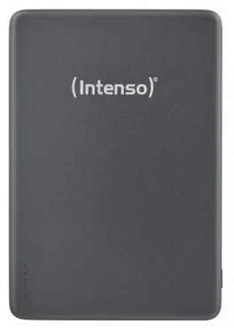 INTENSO MW5000 šedá / Powerbanka / magnetická / MagSafe / 20W / 5000mAh (7344024)