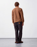 Service Works Waffle Contrast Thermal LS Tee Brown/Yellow L