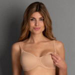Základná dojčiaca podprsenka s tvarovanými kosticami 5068 deep sand - Anita Maternity 722 deep sand 75I