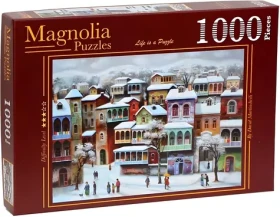 MAGNOLIA Puzzle Sneh v starom Tbilisi