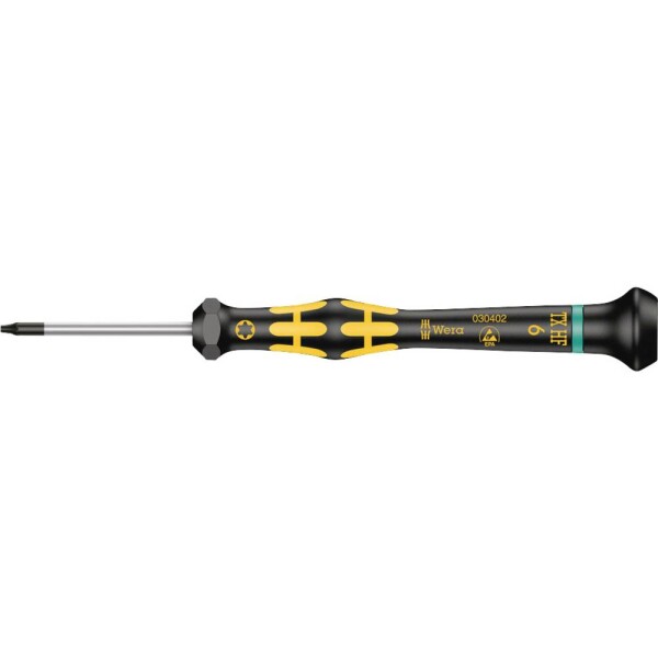 Wera 1567 ESD Micro skrutkovač Torx Veľkosť skrutkovača T 6 Dĺžka drieku: 40 mm; 05030402001