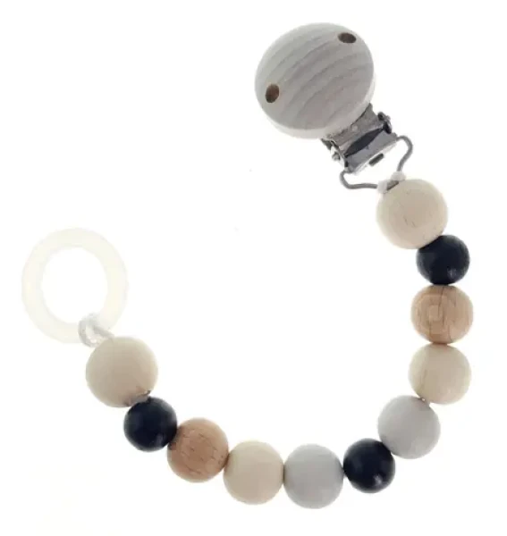 Hess Klips na cumlík Natural čierna / od 0 rokov (HS13721)