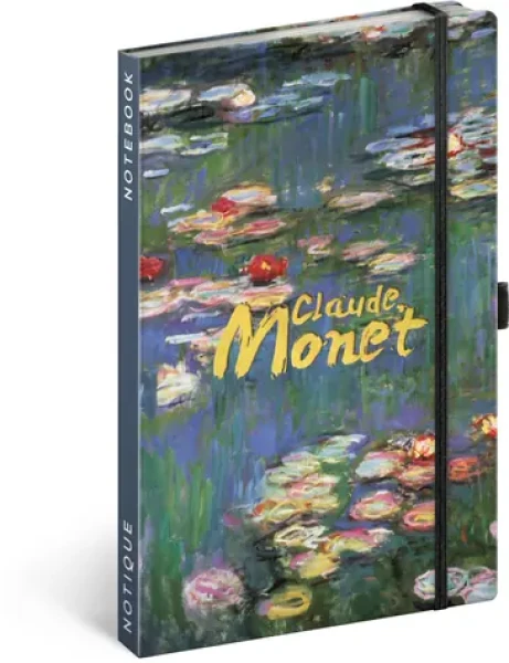 NOTIQUE Notes Claude Monet, linajkový, 13 x 21 cm (A-34381)