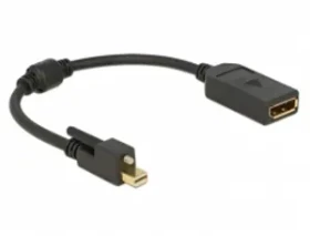 DeLock kábel mini Displayport 1.2 so skrutkami gt; Displayport 4K (62638)