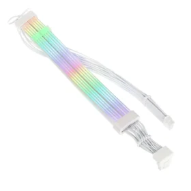 Kolink Umbra Radiant ARGB 12V-2x6 to 12V-2x6 kábel biela / 700mm (UR-12-V2X6-ARGB)