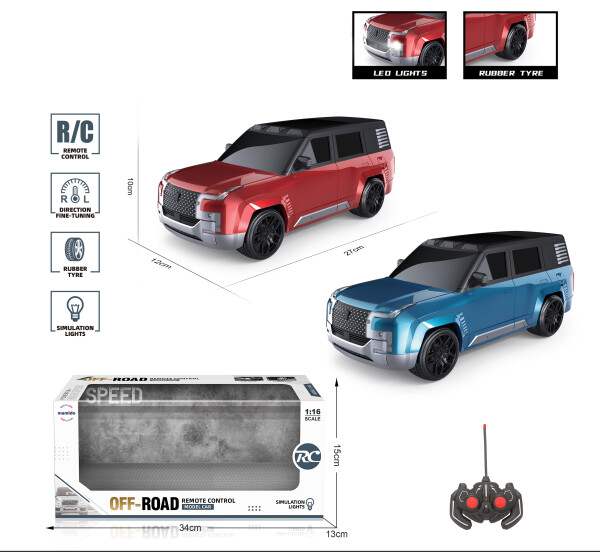 Mamido Mamido Auto na diaľkové ovládanie Off-road 1:16 modré MT1302