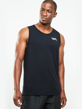 RVCA VA VENT SLEEVELESS black pánske bavlnené tielko - XL