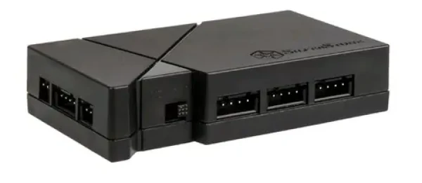 SilverStone SST-LSB01 RGB LED hub + 2x LED pásik čierna (SST-LSB01)
