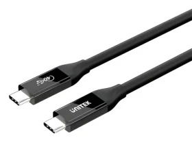 Unitek C14100ABK01 čierna / Kábel USB-C na USB-C / USB4 Gen 2x2 / 40 Gbit / s / 240 W / 2 m (C14100ABK01-2M)