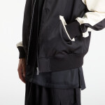 Bunda Y-3 Liquid Logo Satin Souvenir Jacket UNISEX Black/ Cream White L