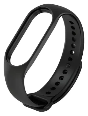 Beline silikónový náramok Mi Band 5/6 čierna / Náramok / pre XIAOMI Mi Band 5 a 6