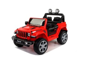 Mamido Mamido Elektrické autíčko SPEED 4x4 červené | 180W | EVA | LED | 2,4 Ghz | ECO koža | 12V7Ah