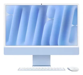 Apple iMac 24 M4 (2024) modrá (MWUF3D/A) / 24" 4.5K / Apple M4 / 16GB / 256GB SSD / Apple 8-Core / macOS (MWUF3D/A)