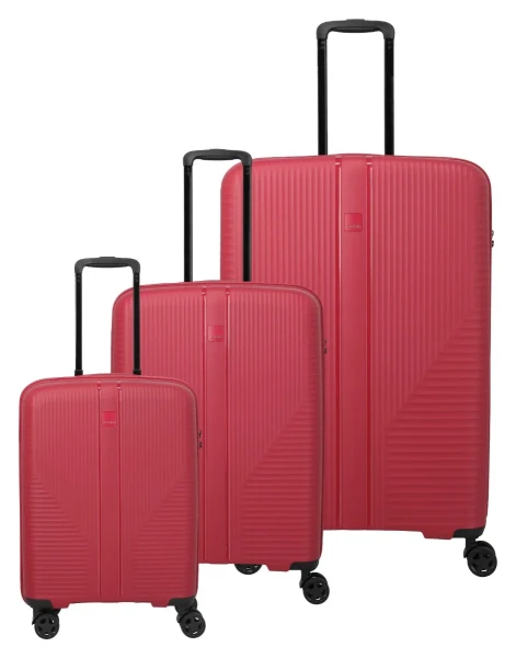 Travelite Air Stripe S,M,L Slim Red S: 39 l / M: 75/86 l / L: 104 L TRAVELITE-7000340-10