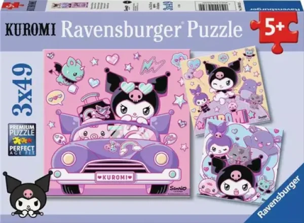 Ravensburger 120043324 Kuromi 3x49 dielikov