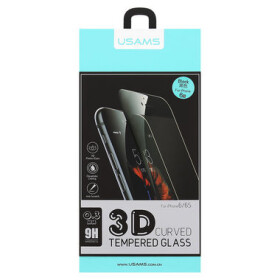 USAMS Tvrdené Sklo 3D Black pre iPhone 6 a 6S (8595642223839)