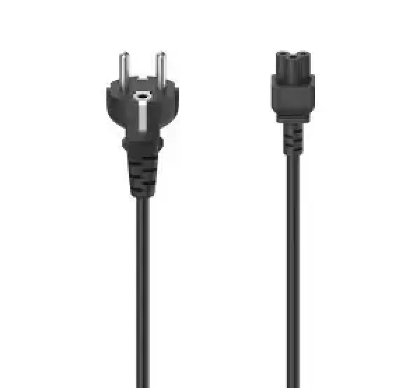 HAMA napájací kábel C5 trojlístok čierna / Napájací kábel / 1,5 m